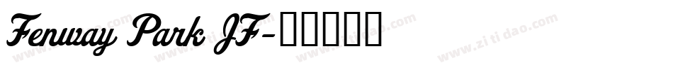 Fenway Park JF字体转换